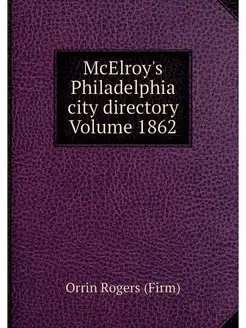 McElroy's Philadelphia city directory