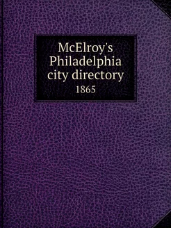 McElroy's Philadelphia city directory