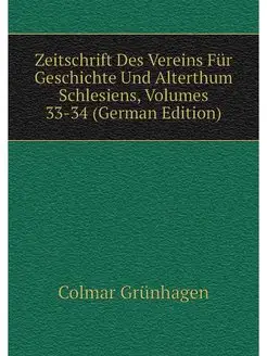 Zeitschrift Des Vereins Fur Geschicht