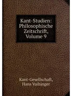 Kant-Studien Philosophische Zeitschr