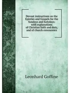 Devout instructions on the Epistles a