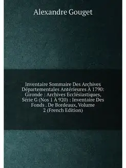 Inventaire Sommaire Des Archives Départementales Ant