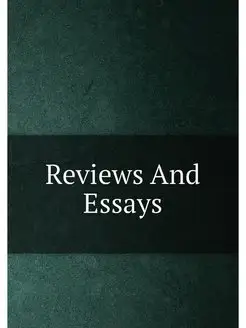 Reviews And Essays