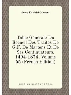 Table Generale Du Recueil Des Traites