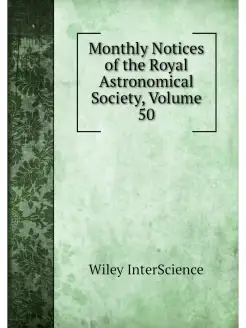 Monthly Notices of the Royal Astronom