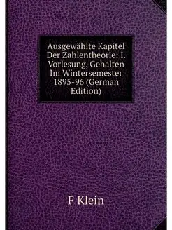 Ausgewahlte Kapitel Der Zahlentheorie