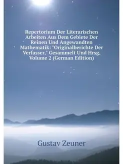 Repertorium Der Literarischen Arbeite