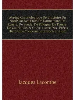 Abrege Chronologique De L'histoire Du