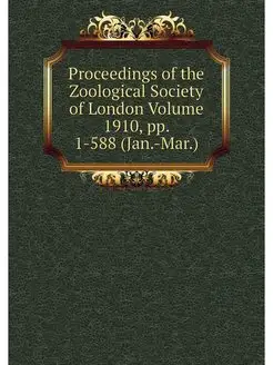 Proceedings of the Zoological Society