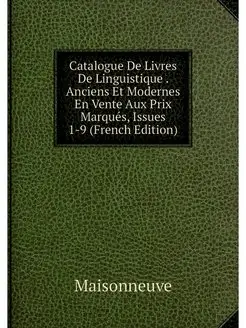 Catalogue De Livres De Linguistique