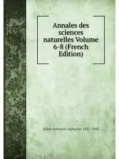 Annales des sciences naturelles Volum