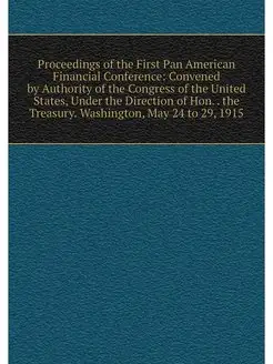 Proceedings of the First Pan American