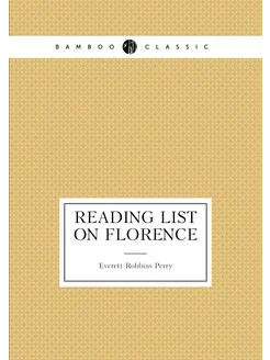 Reading list on Florence