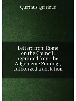 Letters from Rome on the Council rep