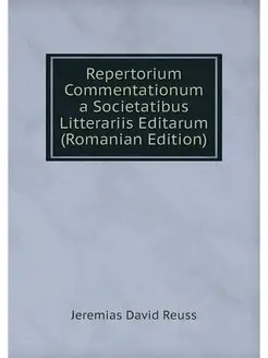 Repertorium Commentationum a Societat