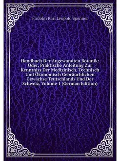 Handbuch Der Angewandten Botanik Ode