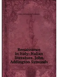 Renaissance in Italy Italian literat