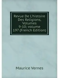 Revue De L'histoire Des Religions, Vo