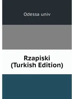 Rzapiski (Turkish Edition)