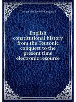 English constitutional history from t