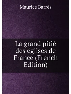 La grand pitié des églises de France (French Edition)