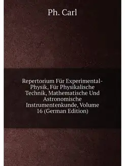 Repertorium Fur Experimental-Physik