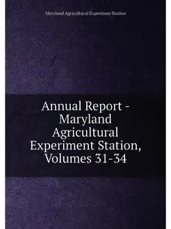 Annual Report - Maryland Agricultural