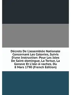 Décrets De L'assemblée Nationale Concernant Les Colo