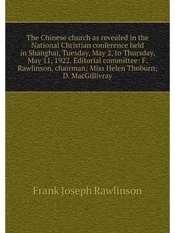 The Chinese church as revealed in the