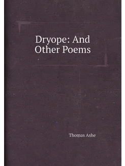 Dryope And Other Poems