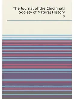 The Journal of the Cincinnati Society of Natural His