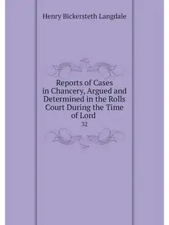 Reports of Cases in Chancery, Argued