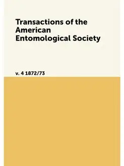 Transactions of the American Entomological Society