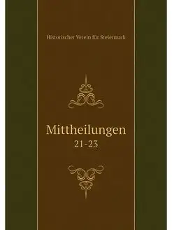 Mittheilungen. 21-23