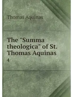 The "Summa theologica" of St. Thomas