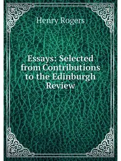 Essays Selected from Contributions t