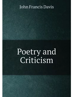 Poetry and Criticism