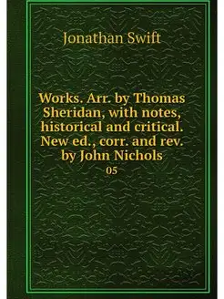 Works. Arr. by Thomas Sheridan, with