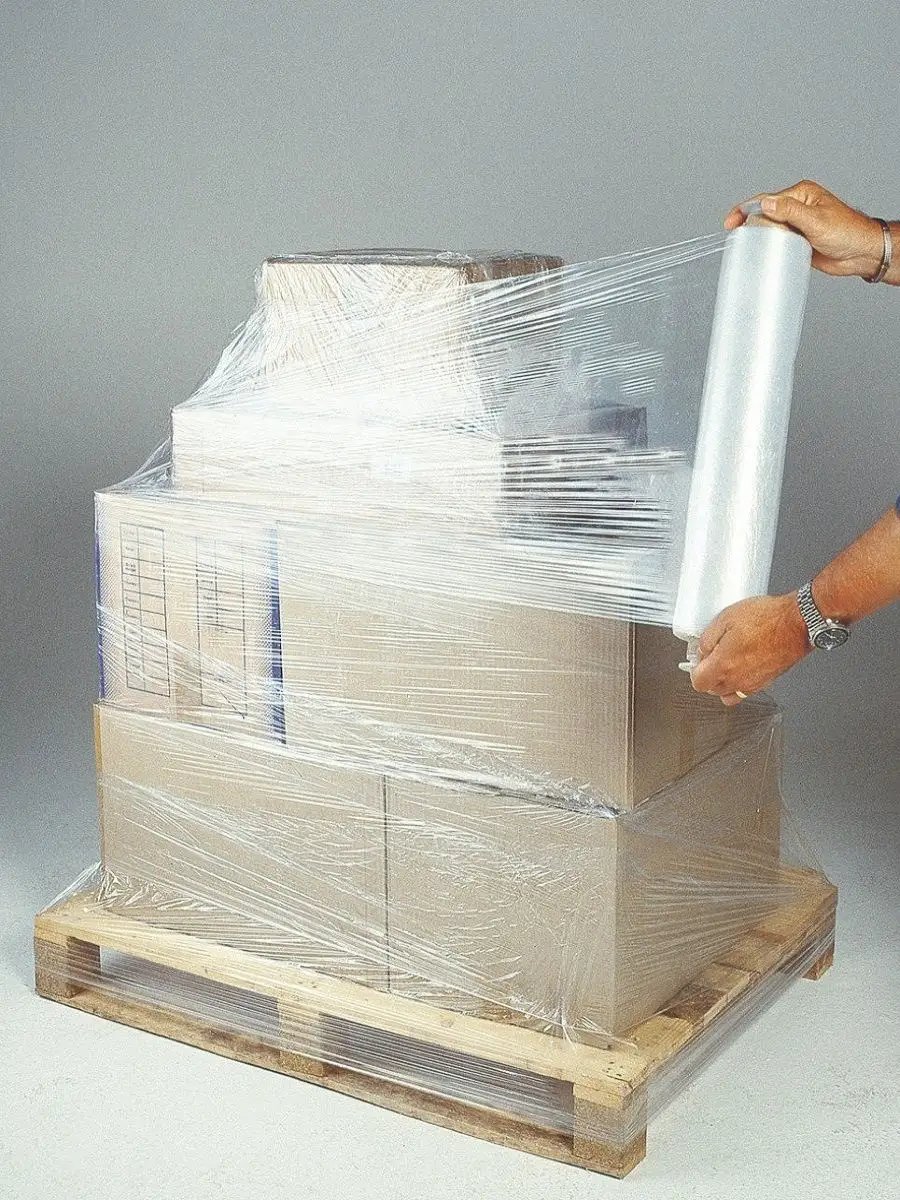 Упаковочная пленка: прозрачная в рулонах для упаковки багажа и барьерная оберточная пленка для обмотки мебели, другие виды