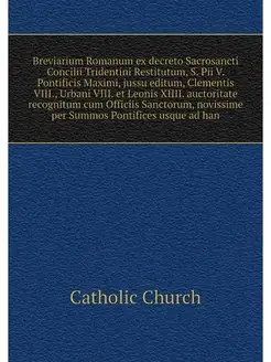 Breviarium Romanum ex decreto Sacrosa