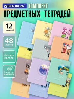 Тетради предметные, 12 штук