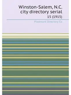 Winston-Salem, N.C. city directory se