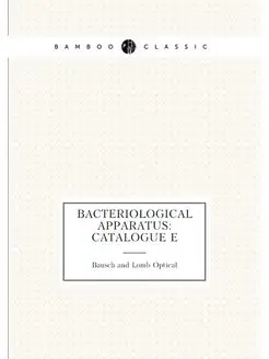 Bacteriological apparatus Catalogue E