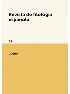 Revista de filología española. 04