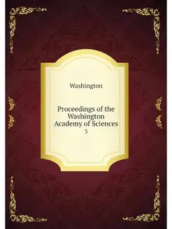 Proceedings of the Washington Academy