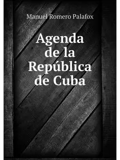 Agenda de la Republica de Cuba