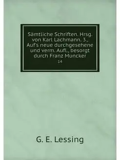 Samtliche Schriften. Hrsg. von Karl L