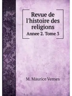 Revue de l'histoire des religions. An