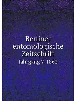 Berliner entomologische Zeitschrift