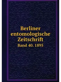 Berliner entomologische Zeitschrift